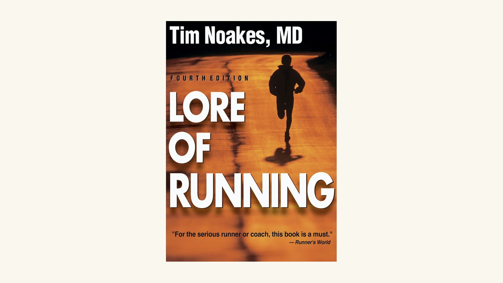 Обложка четвёртого издания книги Тима Ноукса Lore of Running, Human Kinetics